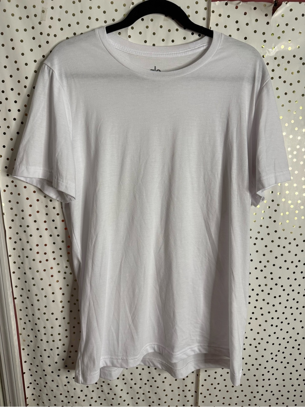 ALO Yoga Men's White Crew Neck T-Shirt